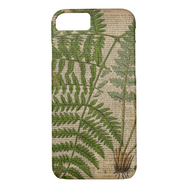 Coques Case-Mate iPhone woodland foliage french botanical (Dos)