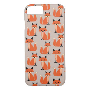 Coque Case-Mate iPhone Woodland fox cute retro whimsical hipster foxes