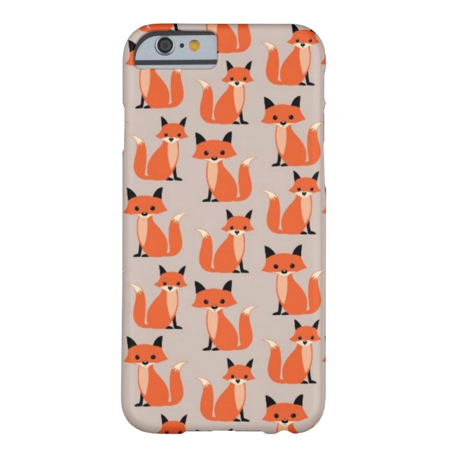 Coques Case-Mate iPhone Woodland fox cute retro whimsical hipster foxes (Dos)