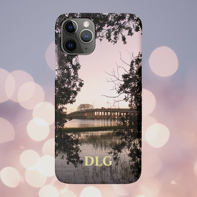 Coques Case-Mate iPhone Woods Memorial Bridge à Sunset Cell Phone Case (Créateur téléchargé)