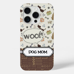 Coque Case-Mate iPhone WOOF ! Amoureux des chiens - Puppies motif personn