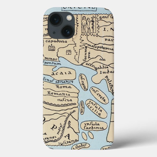 COQUES Case-Mate iPhone WORLD MAP 2ND CENTURY (Verso)