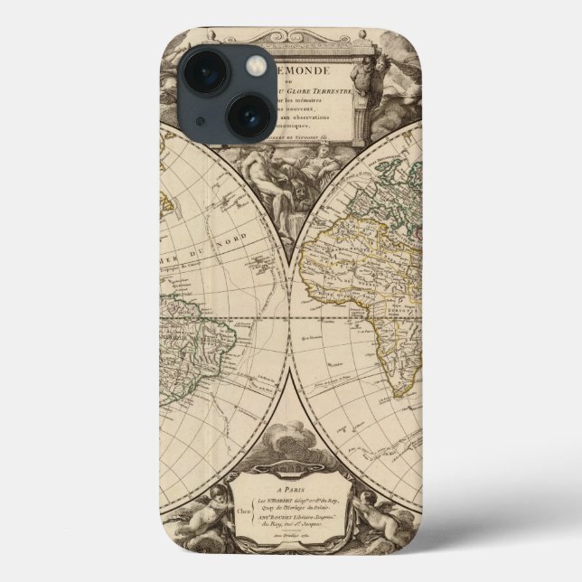 Coques Case-Mate iPhone World Map 9 (Verso)