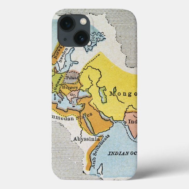 Coques Case-Mate iPhone WORLD MAP, c1300. (Verso)