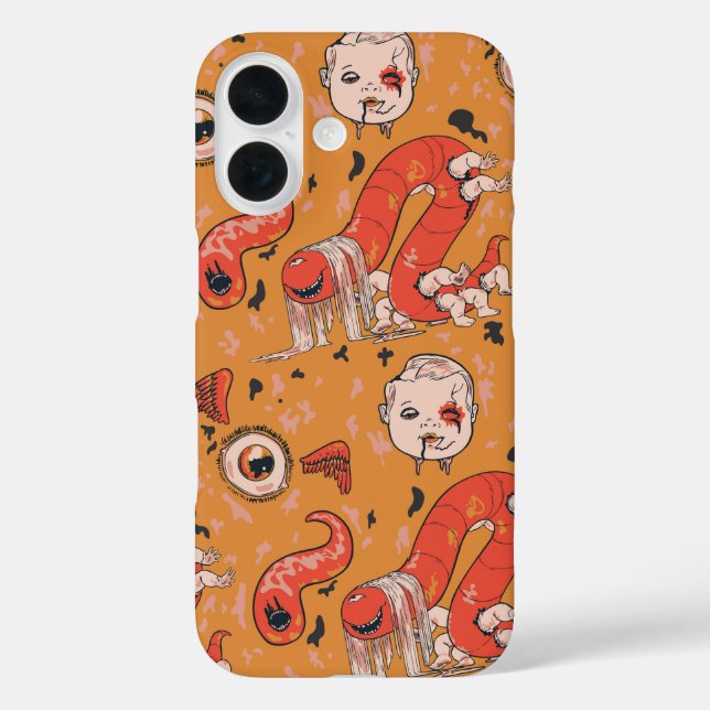 Coques Case-Mate iPhone Wormspawn Nightmare Horreur Creepycore (Verso)