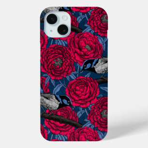 Coque Case-Mate iPhone Wrens in the peonies