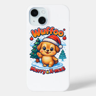 Coque Case-Mate iPhone Wuffoo Roony Merry X-mas Kawaii 3D Holiday