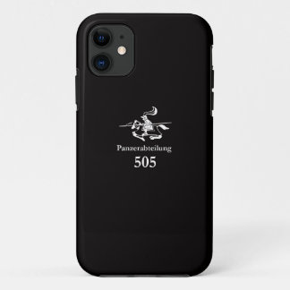 COQUES POUR iPhone WW2ドイツ軍第505重戦車大隊（ブラック）