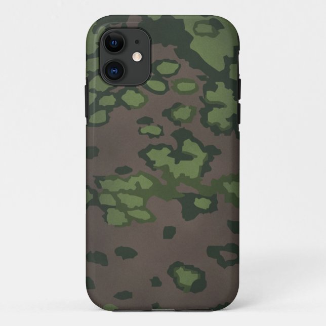 Coques Case-Mate iPhone WW2 Germany forces Oak Leaf camouflage (Dos)