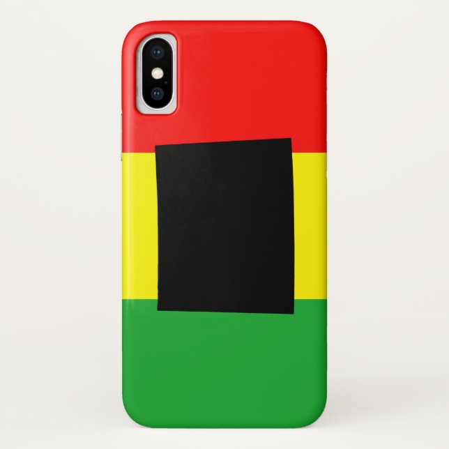 Coques Case-Mate iPhone Wyoming avec des couleurs Rasta (Dos)