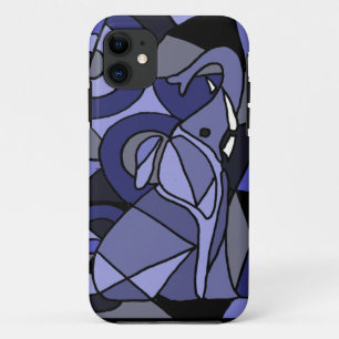 Coques Pour iPhone XW- conception d'éléphant d'art abstrait