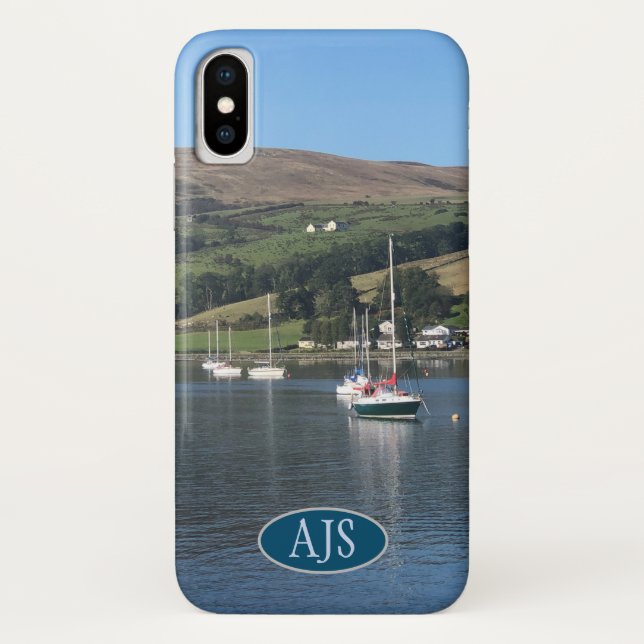 Coques Case-Mate iPhone Yachts dans une baie en Ecosse. (Dos)
