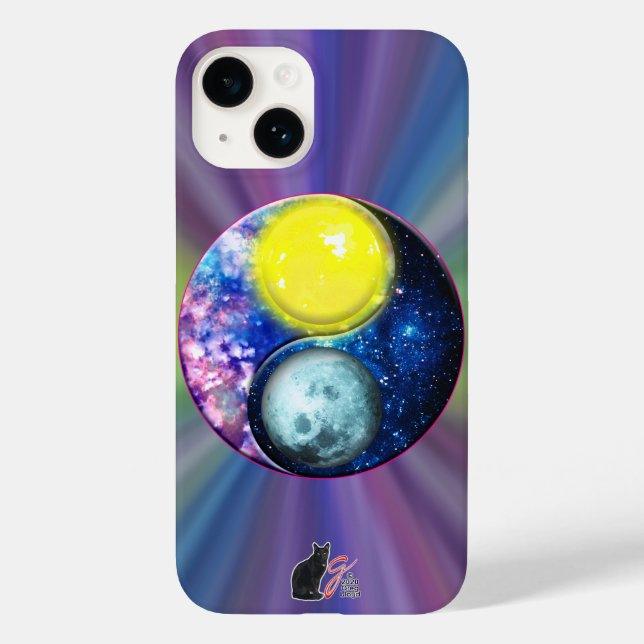 Coques Case-Mate iPhone Yang-Yin / Soleil-Lune (Verso)