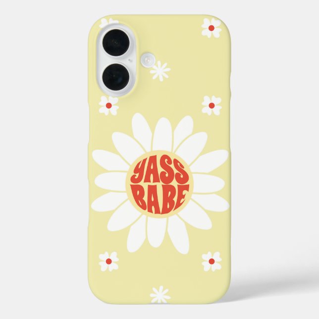 Coques Case-Mate iPhone Yass Babe Retro Daisy (Verso)