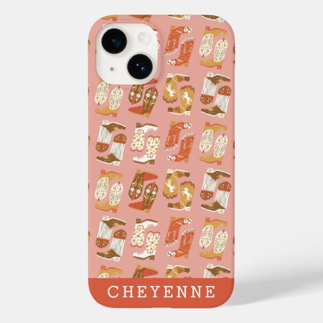 Coques Case-Mate iPhone Yee Haw Cowgirl Boots Case-Mate iPhone Case (Verso)