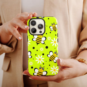 Coque Case-Mate iPhone Yellow Daisy Bumblebees   iPhone 14 Case-Mate