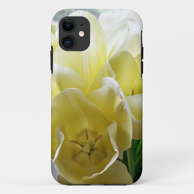 Coques Case-Mate iPhone Yellow Tulip Bouquet (Dos)