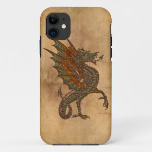 Coque iPhone 11 Yes Old Medieval Dragon Design