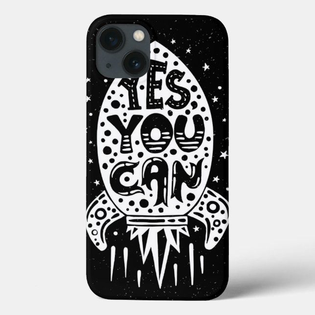 Coques Case-Mate iPhone Yes You Can Rocketship (Verso)
