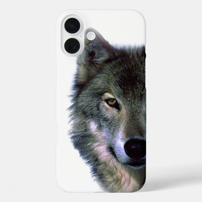 Coques Case-Mate iPhone Yeux de loup gris (Verso)