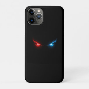 Case-Mate iPhone Case Yeux Mauvais Rouge et Bleu Lumineux 