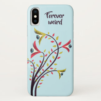 Coque Case-Mate Pour iPhone Yeux regardants fixement de fleurs colorées pour