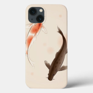 Coque Case-Mate iPhone Yin Yang Koi pêche dans la peinture orientale de