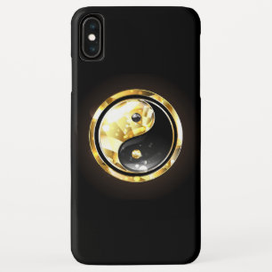 Case-Mate iPhone Case Yin Yang or sur noir