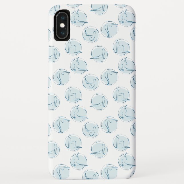 Coques Case-Mate iPhone Yoga pose motif (Dos)