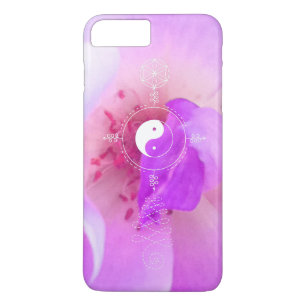 Case-Mate iPhone Case Yoga rose Yin Yang de Reiki de guérisseur