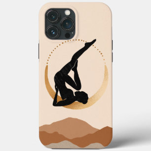 Case-Mate iPhone Case Yoga studio pose or lune moderne zen abstrait