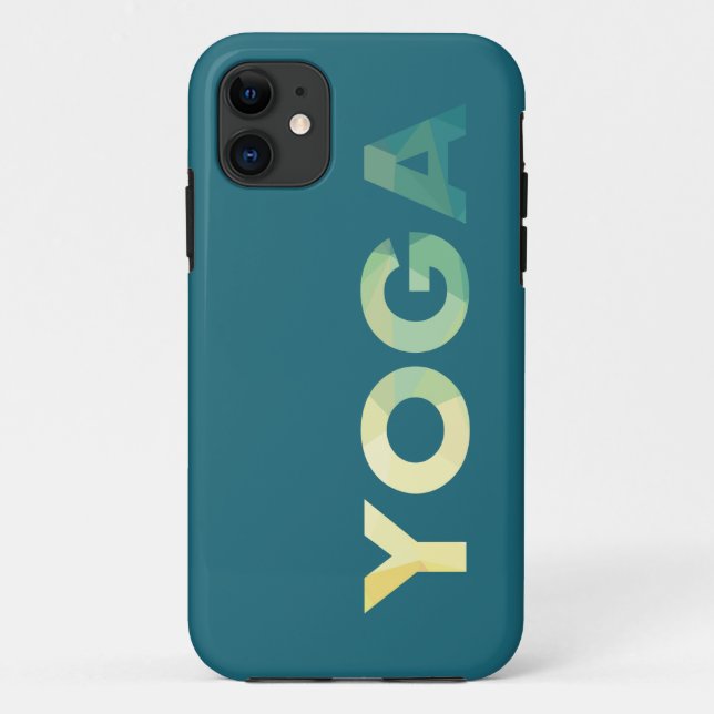 Coques Case-Mate iPhone Yoga Texte coloré (Dos)