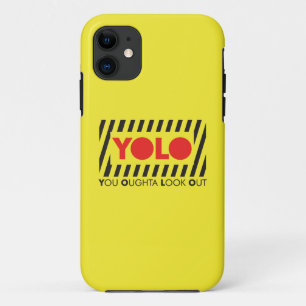 Etui iPhone Case-Mate YOLO avec la précaution rouge