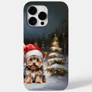 Coque Case-Mate iPhone Yorkshire Terrier Caravan Christmas Adventure