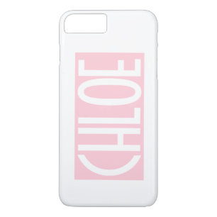 Case-Mate iPhone Case Your   Bold White Text on Light Pink