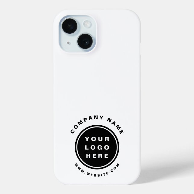Coques Case-Mate iPhone Your Business Logo Promoteur Business Company (Verso)