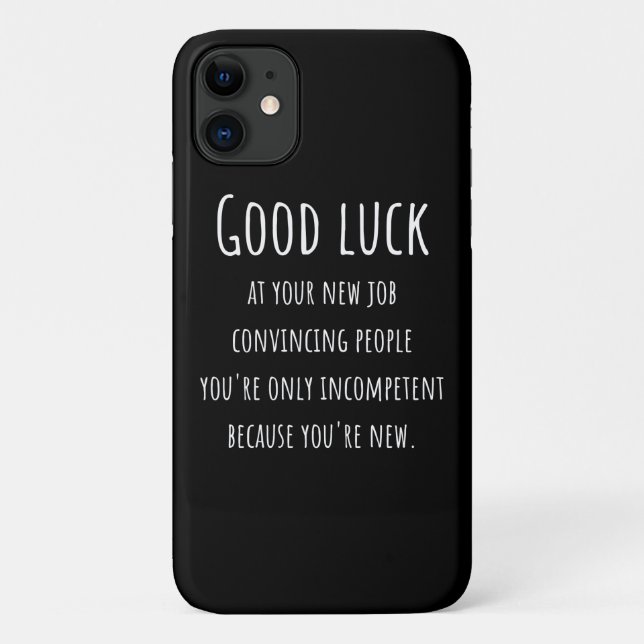 Coques Case-Mate iPhone your new job convincpeople you're ononly (Dos)