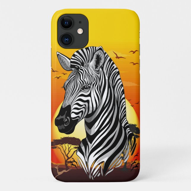 Coques Case-Mate iPhone Zebra African Savanna Wild Animal (Dos)