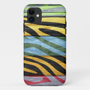 Coque Case-Mate iPhone Zebra Imprimer sur le bois #2