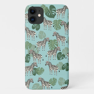 Case-Mate iPhone Case Zebra Monstera Motif