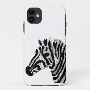 Case-Mate iPhone Case Zebra Print Grandes noir et blanc