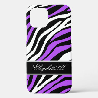 Case-Mate iPhone Case Zebra Print Mix Purple