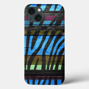 Etui iPhone Case-Mate Zebra Print Retro Wood Vintage