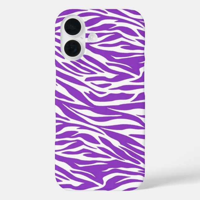 Coques Case-Mate iPhone Zebra Purple Stripes (Verso)
