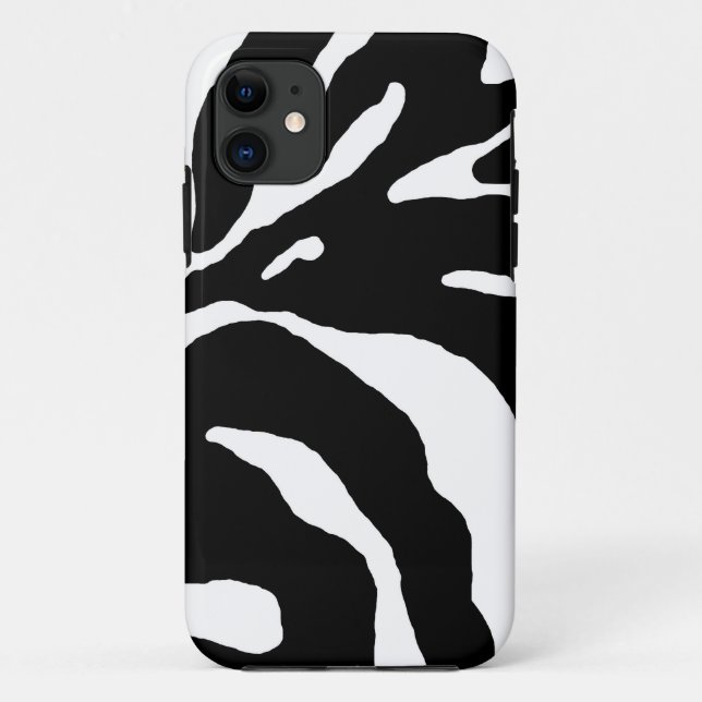 Coques Case-Mate iPhone Zebra Stripe Poster de animal (Dos)