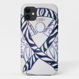 Coque Case-Mate iPhone Zebra Stripe Sensibilisation Ruban Angel iPhone 5 