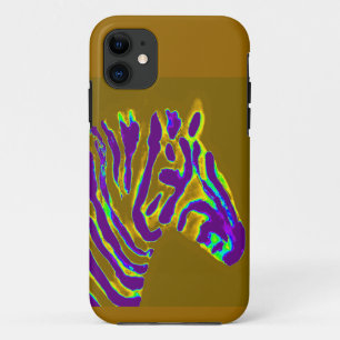 Coque Case-Mate iPhone Zebra Wildlife Art Purple Stried