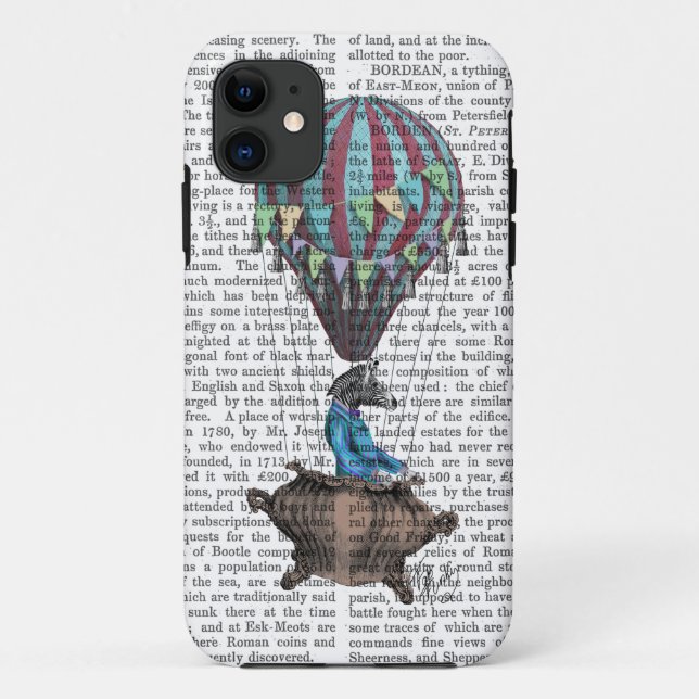 Coques Case-Mate iPhone Zèbre de vol (Dos)