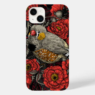 Coque Case-Mate iPhone Zèbre et rosier rouge