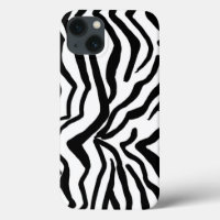 Zèbre Noir Et Blanc Cacher La Fourrure